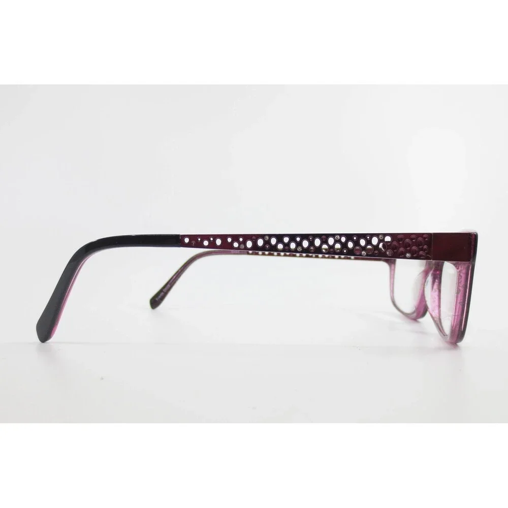 Saks Fifth Avenue SA 5004 BK/PK Black Pink Glitter Eyeglass Frames 52-15-135